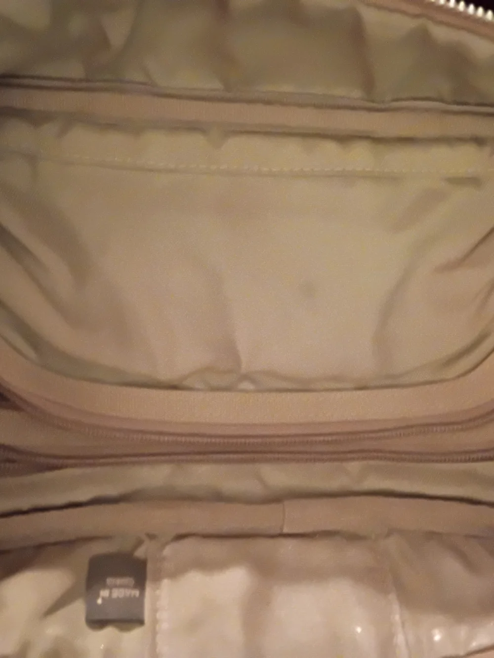 COACH Leather Cosmetic Case/Bag in Camel